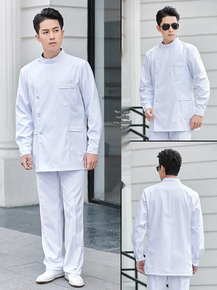 Чоловічий білий халат з коротким рукавом, медичний робочий одяг для лікарів та стоматологів XL
Чоловічий білий халат з коротким рукавом, медичний робочий одяг для лікарів та стоматологів XL