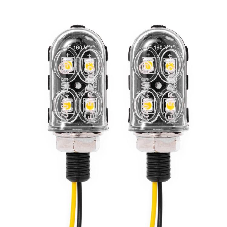 Motorcycle LED Turn Signals Blinker Flashers Indicators Light 4 Pack for Improved Riders Safety, Urban Mountain Road Use
Motorcycle LED Turn Signals Blinker Flashers Indicators Light 4 Pack for Improved Riders Safety, Urban Mountain Road Use