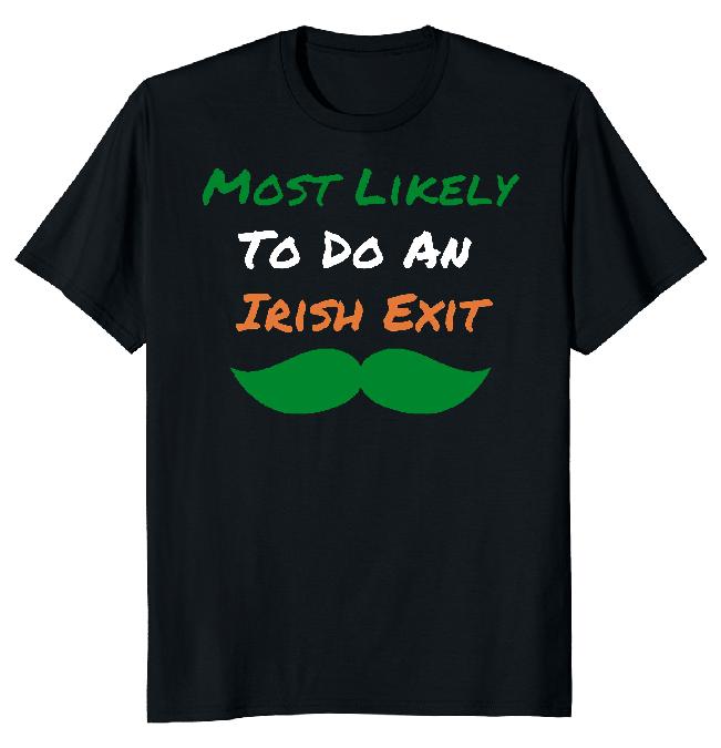 Футболка унисекс «Скорее всего, Do An Irish Exit»
Футболка унисекс «Скорее всего, Do An Irish Exit»