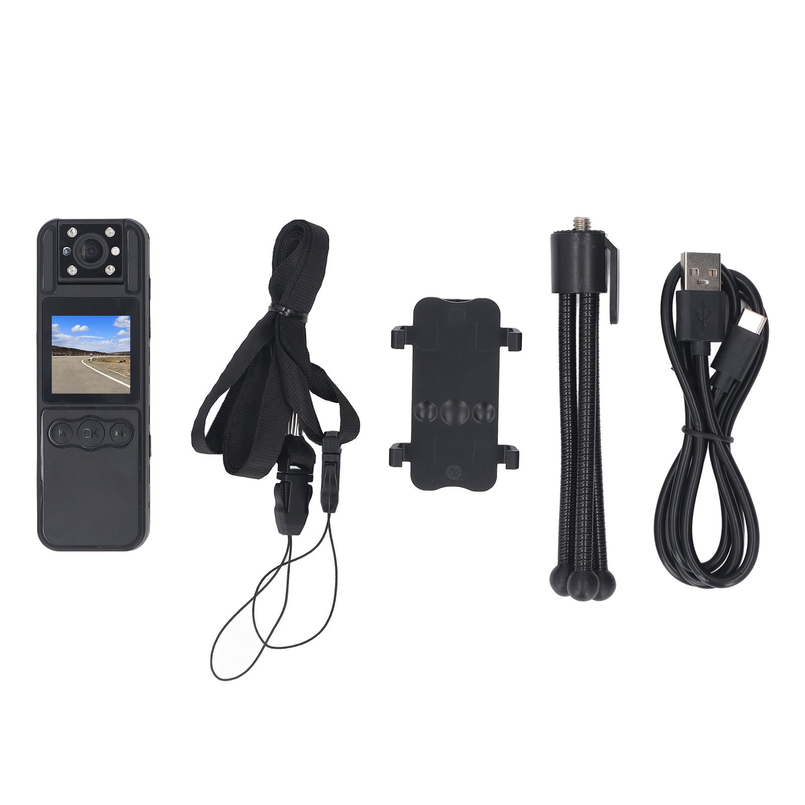 Body Video Recording Camcorder 4K 180 degrees Rotating Lens 120 degrees Wide Angle 1.3 Inch Color Screen Type C
Body Video Recording Camcorder 4K 180 degrees Rotating Lens 120 degrees Wide Angle 1.3 Inch Color Screen Type C