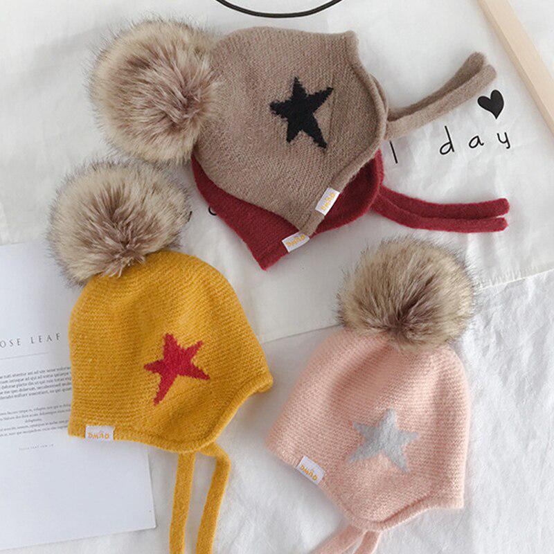 Pompom Baby Girl Шляпа Капот Теплая Зима Толстая Шнуровка Дети Звезда Принт Шапочка Шапочка
Pompom Baby Girl Шляпа Капот Теплая Зима Толстая Шнуровка Дети Звезда Принт Шапочка Шапочка