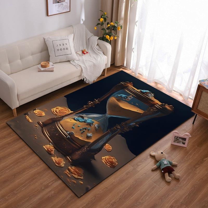 Large Decorative Carpet with Hourglass Design, Roses, and Dark Blue Suitable for use as an anti-slip for living room bedroom sofas 40x60cm( 15x23in )
Large Decorative Carpet with Hourglass Design, Roses, and Dark Blue Suitable for use as an anti-slip for living room bedroom sofas 40x60cm( 15x23in )