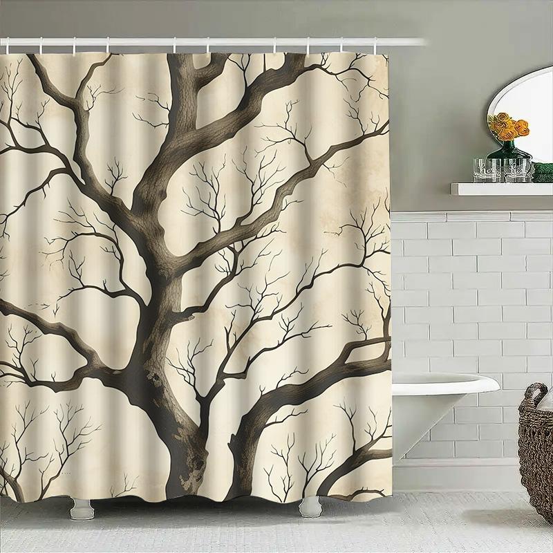 Tuniu Dark Tree Branches Bathroom Shower Curtain Floral Pattern Unique Wall Decor Home Textile W60H190(CM)-1 Pcs
Tuniu Dark Tree Branches Bathroom Shower Curtain Floral Pattern Unique Wall Decor Home Textile W60H190(CM)-1 Pcs