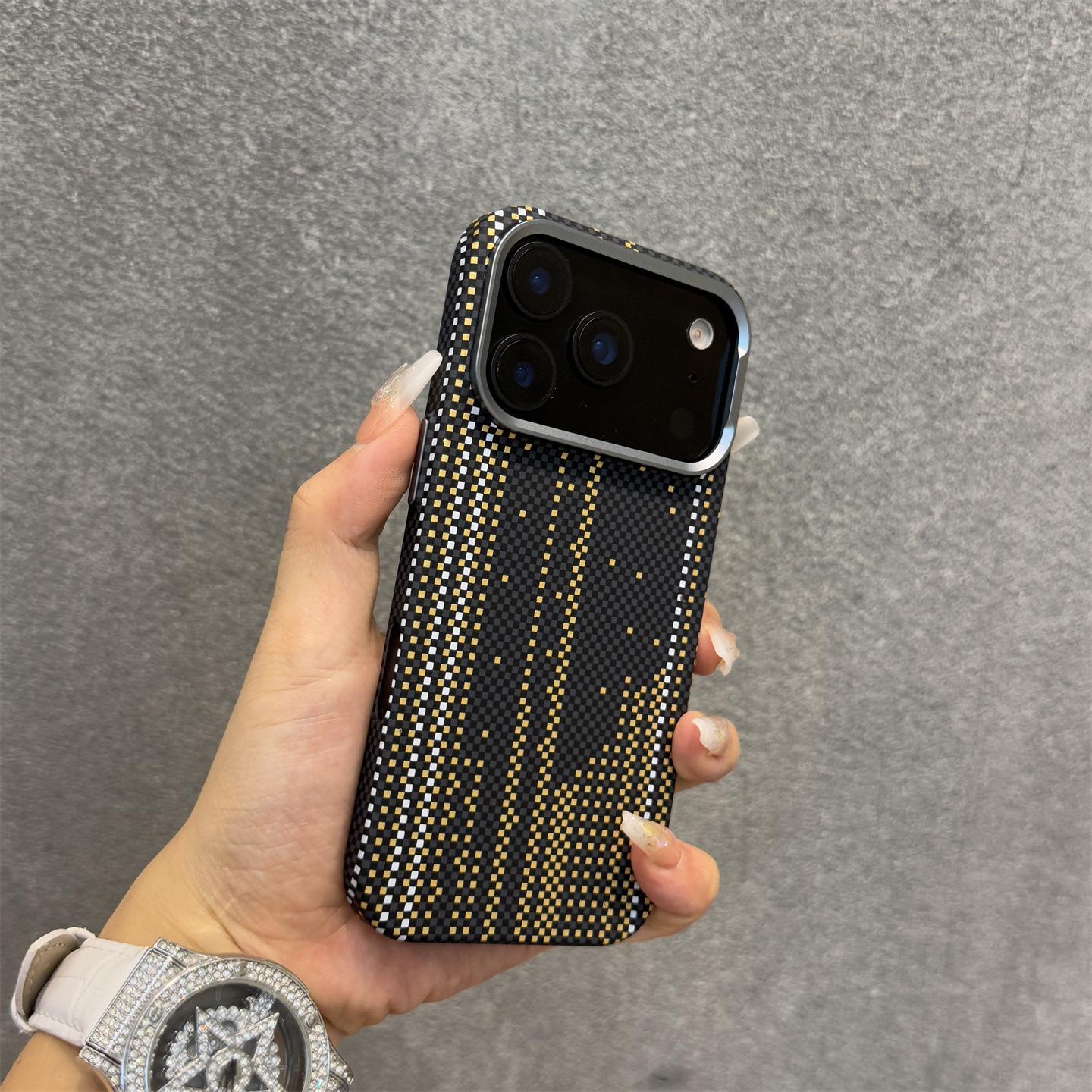 Gilded Kevlar Magnetic iPhone 17 Pro Max Case with Luminous Skin-Feel Design iPhone 15
Gilded Kevlar Magnetic iPhone 17 Pro Max Case with Luminous Skin-Feel Design iPhone 15