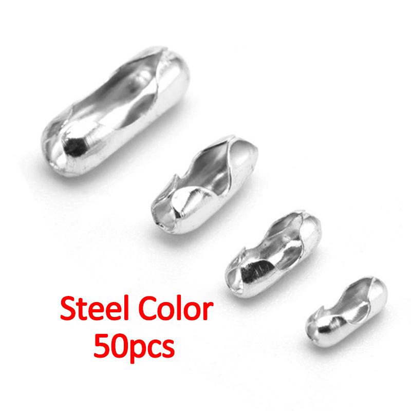 50pcs 20pcs Stainless Steel Ball Chain Beaded Beads Cap Cover Stoppers Clasp Connectors for Bracelet Necklace Jewelry Making DIY Fit 1.5mm Ball
50pcs 20pcs Stainless Steel Ball Chain Beaded Beads Cap Cover Stoppers Clasp Connectors for Bracelet Necklace Jewelry Making DIY Fit 1.5mm Ball