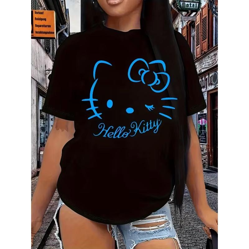 Hello Kitty Womens TShirt Adorable Kitty Cat Print Kitty Face Design Comfortable Crew Neck Short Sleeve Casual TShirt S
Hello Kitty Womens TShirt Adorable Kitty Cat Print Kitty Face Design Comfortable Crew Neck Short Sleeve Casual TShirt S