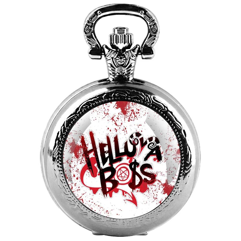 Anime Helluva Boss Glass Dome Vintage Pocket Watch Men Women Pendant Necklace Chain Charm Clock Hours Watch Jewelry Gifts
Anime Helluva Boss Glass Dome Vintage Pocket Watch Men Women Pendant Necklace Chain Charm Clock Hours Watch Jewelry Gifts