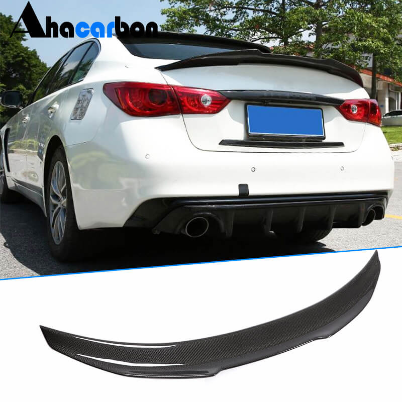 Spoiler V5 (for Q50, Carbon) for Infiniti Q50/Q60 2013-2024 
Spoiler V5 (for Q50, Carbon) for Infiniti Q50/Q60 2013-2024