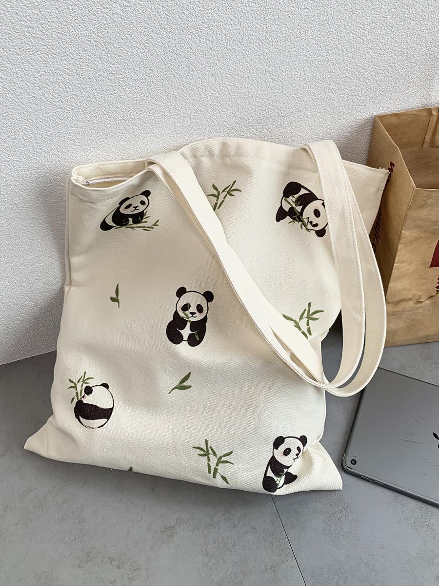 Women s Shoulder Bags Carto Panda Print Cute Kawaii Chinese Verstaile Canvas Bags Large Capacity Portable Handbags For Girl
Women s Shoulder Bags Carto Panda Print Cute Kawaii Chinese Verstaile Canvas Bags Large Capacity Portable Handbags For Girl