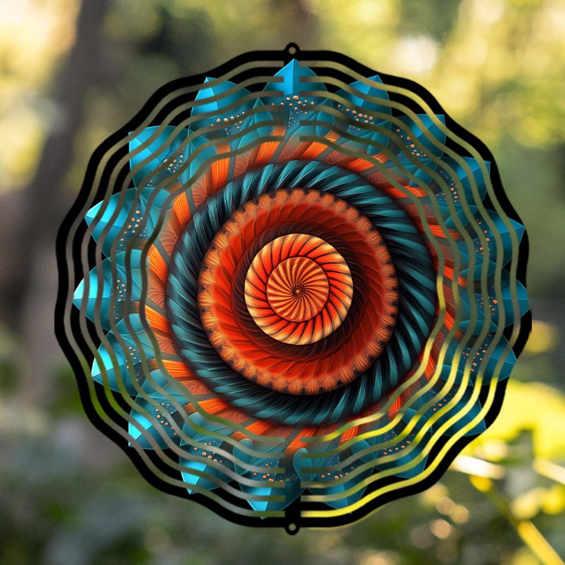 360 Degree Hook 10 Inch Hanging Wind Spinner for Outdoor Garden Lawn Decor Spring Summer Natural Spinning Effect Gift for Friends Family 01A
360 Degree Hook 10 Inch Hanging Wind Spinner for Outdoor Garden Lawn Decor Spring Summer Natural Spinning Effect Gift for Friends Family 01A
