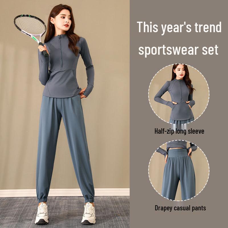 Women s High-End Yoga & Pilates Suit: 2024 Casual Gym Set with Running Pants and Sweatshirt M
Women s High-End Yoga & Pilates Suit: 2024 Casual Gym Set with Running Pants and Sweatshirt M