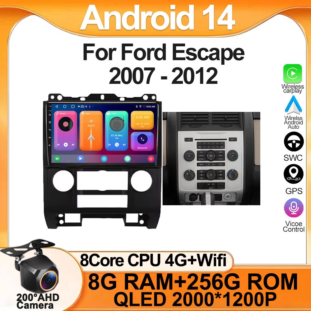 Android 14 Multimedia For Ford Escape 2007 - 2012 Car Stereo CPU Radio QLED Player GPS Navigation Carplay Auto HDR Wifi Cam 5g
Android 14 Multimedia For Ford Escape 2007 - 2012 Car Stereo CPU Radio QLED Player GPS Navigation Carplay Auto HDR Wifi Cam 5g