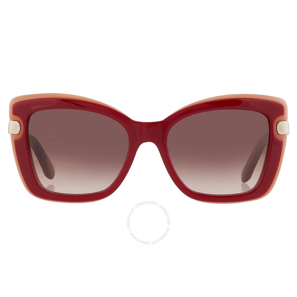 Красные женские солнцезащитные очки Salvatore Ferragamo с бабочкой и градиентом SF814S 631 54
Красные женские солнцезащитные очки Salvatore Ferragamo с бабочкой и градиентом SF814S 631 54