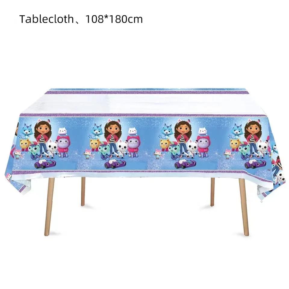 Gabby Dollhouse Party Tablecloth Kids Birthday Supplies Gabby Dollhouse Cats Decorations Tablecover for Boys Girls Baby Shower 1PCS
Gabby Dollhouse Party Tablecloth Kids Birthday Supplies Gabby Dollhouse Cats Decorations Tablecover for Boys Girls Baby Shower 1PCS