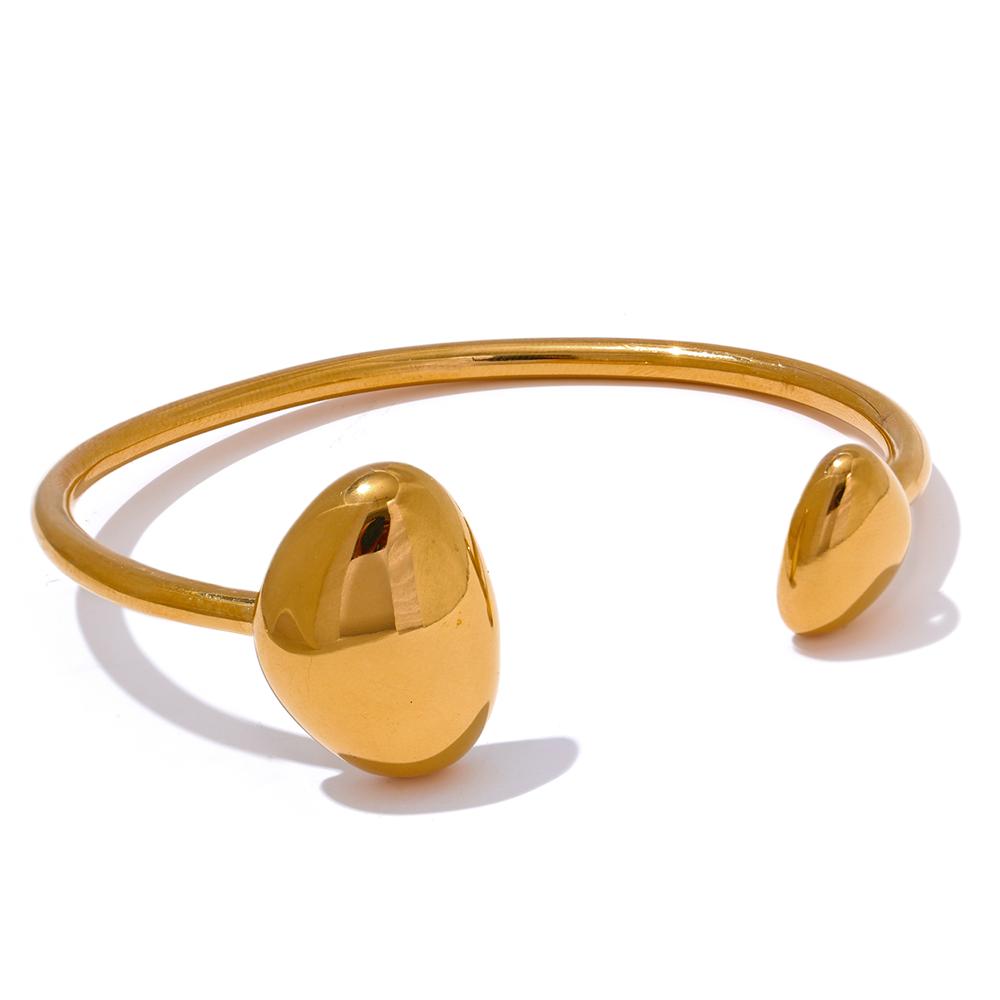 Yhpup Personalized Stainless Steel Cuff Open Bracelet Bangle for Women Stylish Metal Geometric Unusual Jewelry Water Resistant
Yhpup Personalized Stainless Steel Cuff Open Bracelet Bangle for Women Stylish Metal Geometric Unusual Jewelry Water Resistant