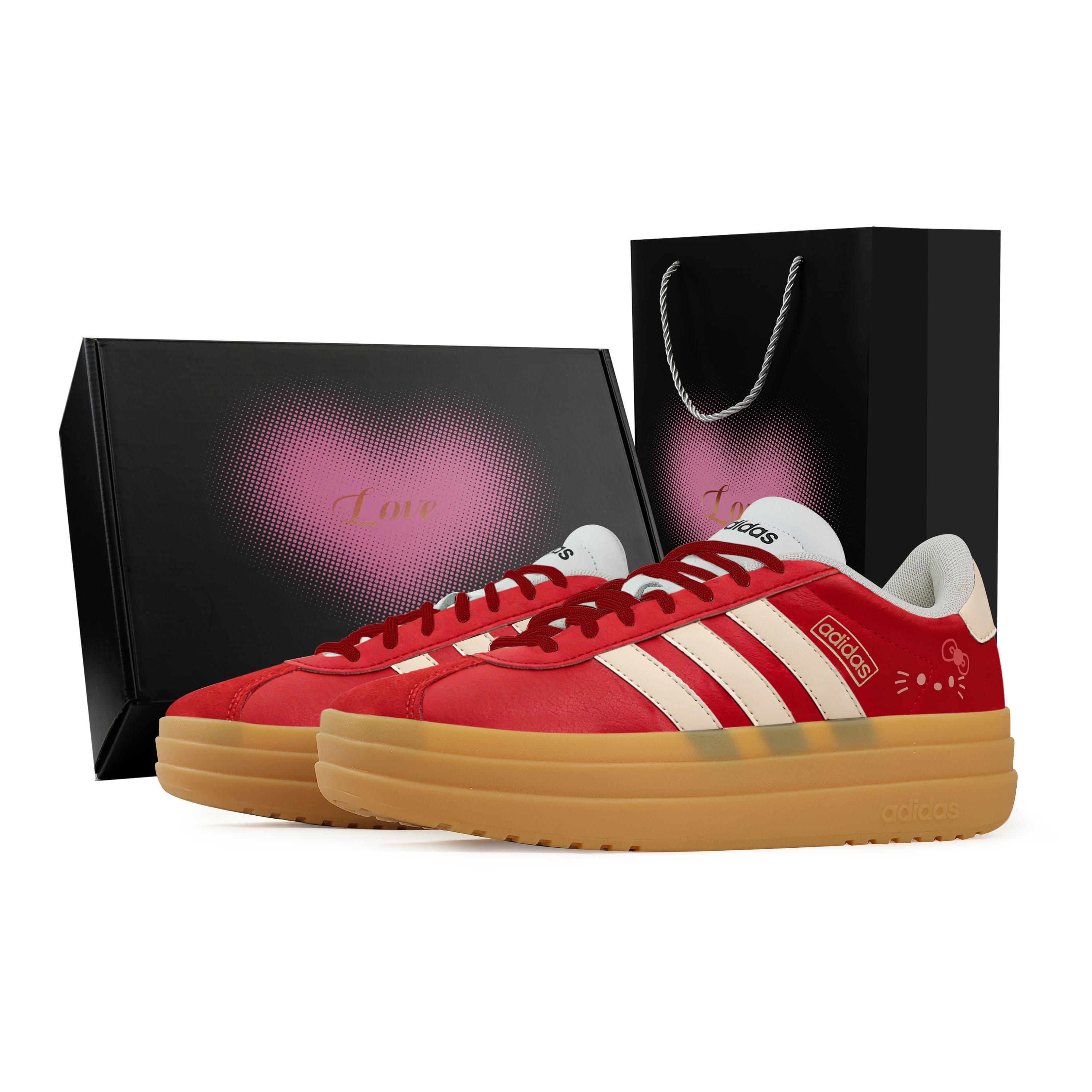 Adidas VL Court Bold Heart Box Slip Resistant Abrasion Resistant Low top Skateboard Shoes Women s Red IH3083(Team529-) 38
Adidas VL Court Bold Heart Box Slip Resistant Abrasion Resistant Low top Skateboard Shoes Women s Red IH3083(Team529-) 38