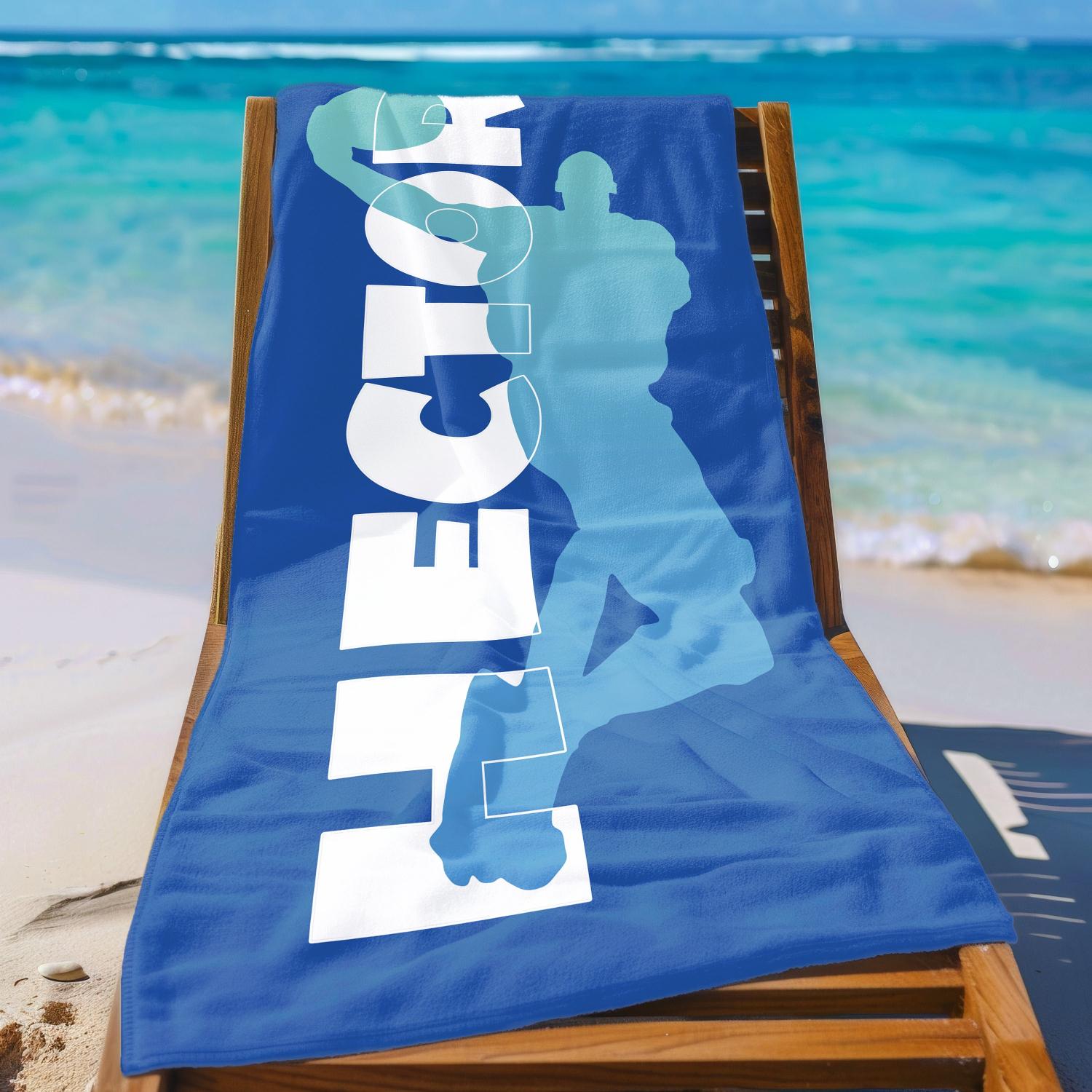 Volleyball Player Silhouette Beach Towel, Sporty Gradient Summer Beach Towel for Beach & Pool Days W40*H60(CM)
Volleyball Player Silhouette Beach Towel, Sporty Gradient Summer Beach Towel for Beach & Pool Days W40*H60(CM)