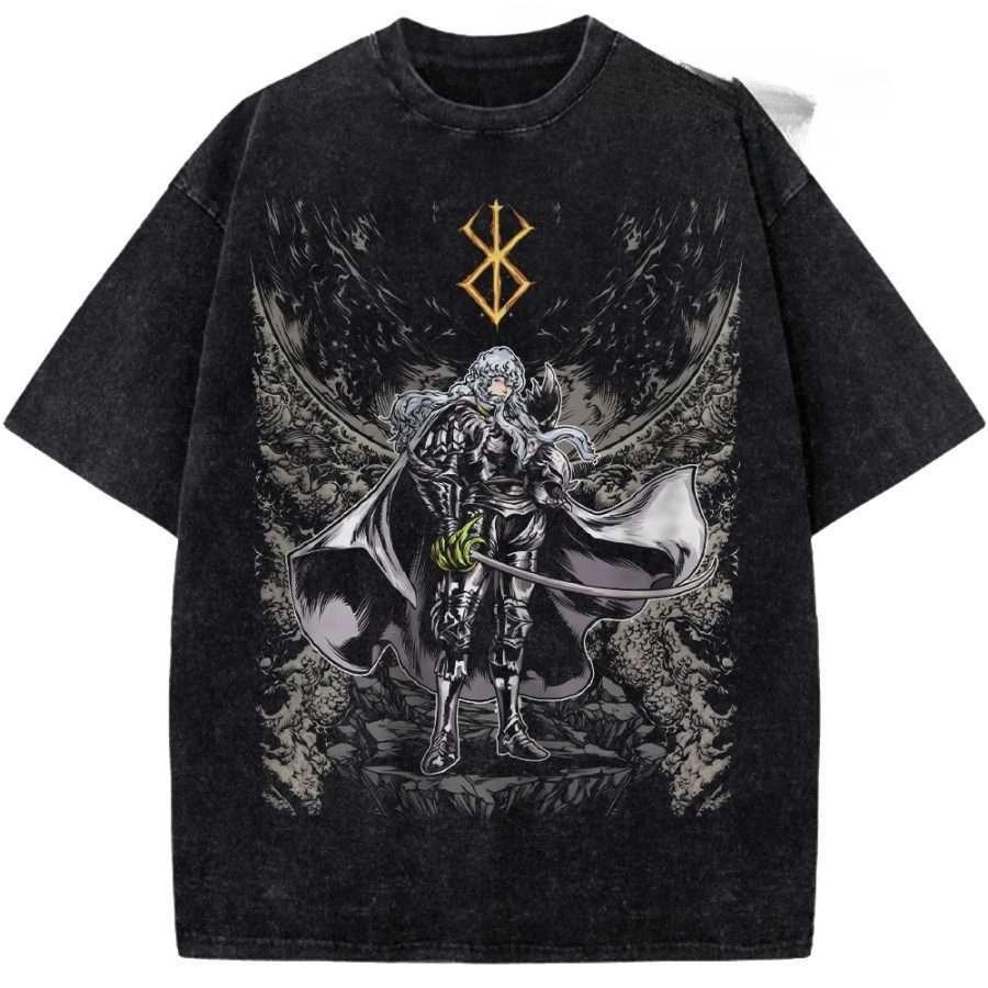 Manga Berserk Griffith Printed Tee Men Women Short Sleeve Clothing Washed Cotton Tshirt Vintage Casual T Shirt Harajuku Tshirt S
Manga Berserk Griffith Printed Tee Men Women Short Sleeve Clothing Washed Cotton Tshirt Vintage Casual T Shirt Harajuku Tshirt S