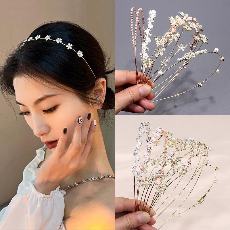 Korean Retro Cat s Eye Stone & Diamond Leaf Headband - Elegant Alloy Thin Hairpin for Women Four-Leaf Clover Gold
Korean Retro Cat s Eye Stone & Diamond Leaf Headband - Elegant Alloy Thin Hairpin for Women Four-Leaf Clover Gold