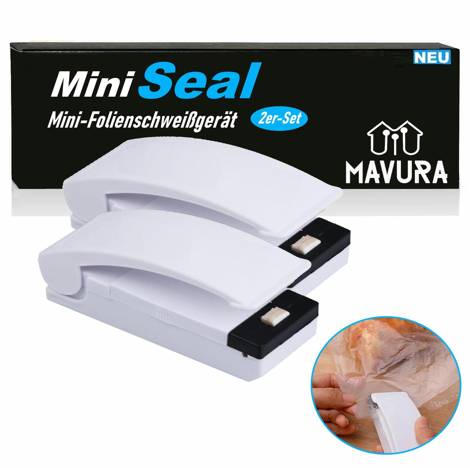 Машина для запаювання плівки MiniSeal, вакуумний пакувальник, набір з 2 ручних пакувальників
Машина для запаювання плівки MiniSeal, вакуумний пакувальник, набір з 2 ручних пакувальників