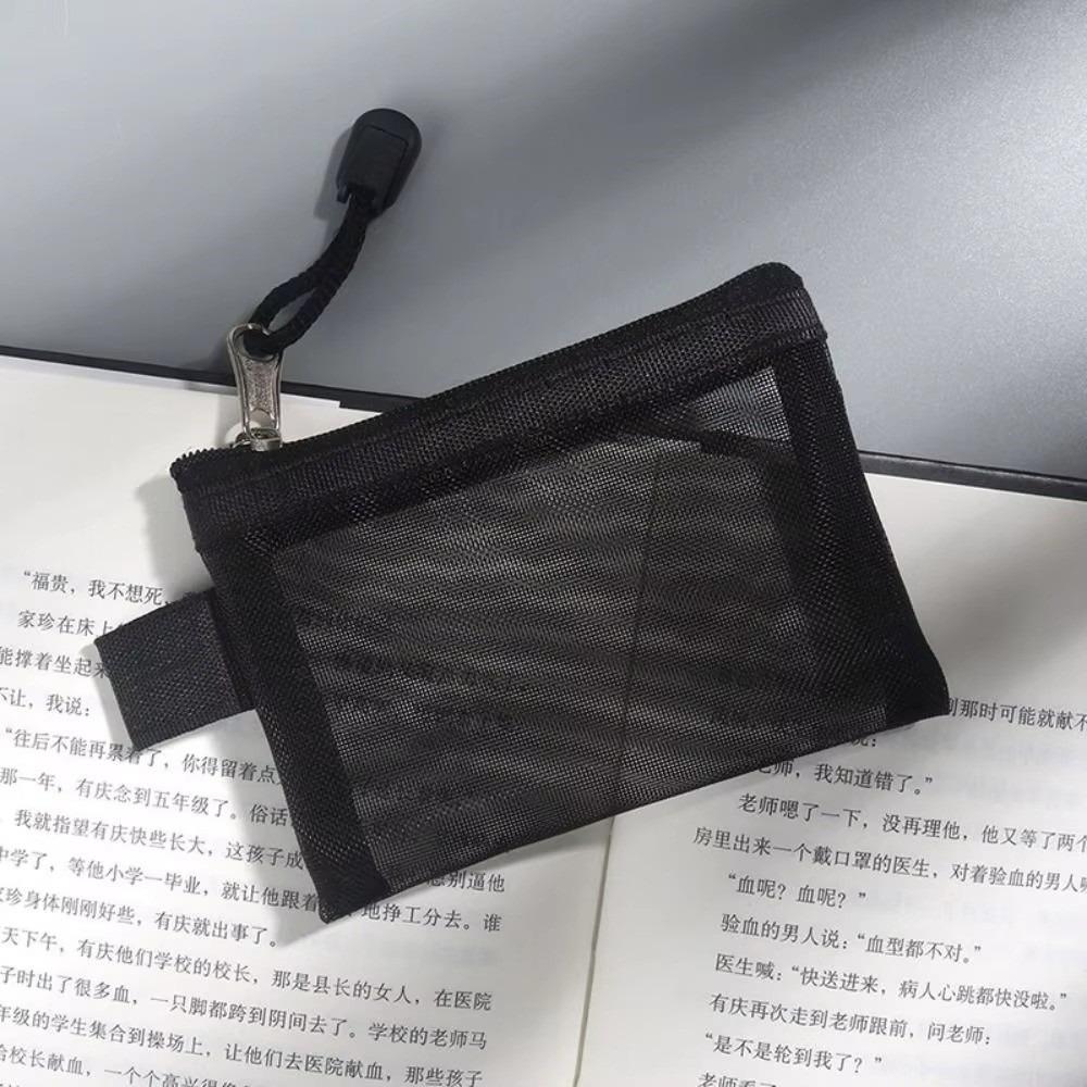 Clear Change Storage Bag Mesh Bag Small Item Bag New Cosmetic Bag чорний
Clear Change Storage Bag Mesh Bag Small Item Bag New Cosmetic Bag чорний