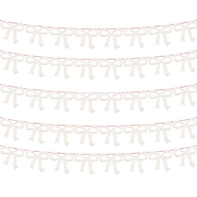 5Sets Colorful Bowknot Shape Bunting Ceiling Ornament 3Meter Long Nonwoven Fabric Bunting for Mother s Day Valentines
5Sets Colorful Bowknot Shape Bunting Ceiling Ornament 3Meter Long Nonwoven Fabric Bunting for Mother s Day Valentines