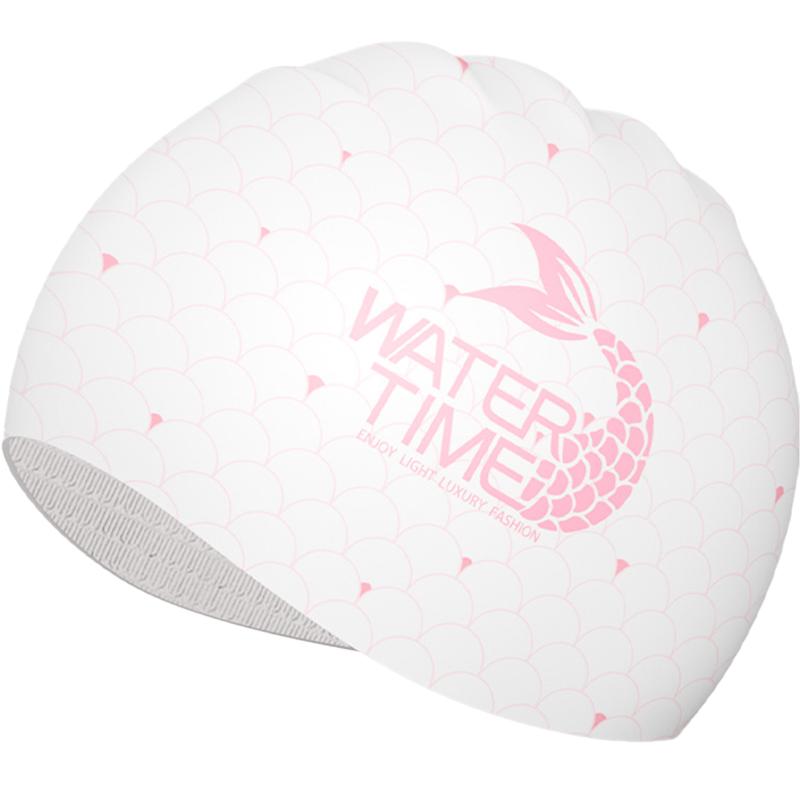 WATERTIME Mermaid Print Silicone Swim Cap for Long Hair One Size
WATERTIME Mermaid Print Silicone Swim Cap for Long Hair One Size
