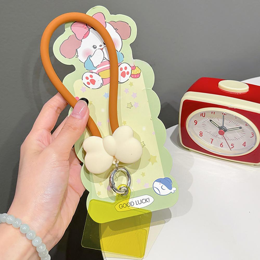 Korean Cute Bwknot Pendant Strap Cord For iPhone Samsung Accessrioes Keyring Bag Women Silicone Phone Chain Hanging Gift Rope Plastic
Korean Cute Bwknot Pendant Strap Cord For iPhone Samsung Accessrioes Keyring Bag Women Silicone Phone Chain Hanging Gift Rope Plastic