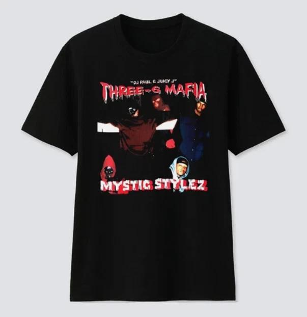 New Rare Three 6 Mafia Mystic Stylez Album Cotton Black S-5XL Shirt 3XL
New Rare Three 6 Mafia Mystic Stylez Album Cotton Black S-5XL Shirt 3XL