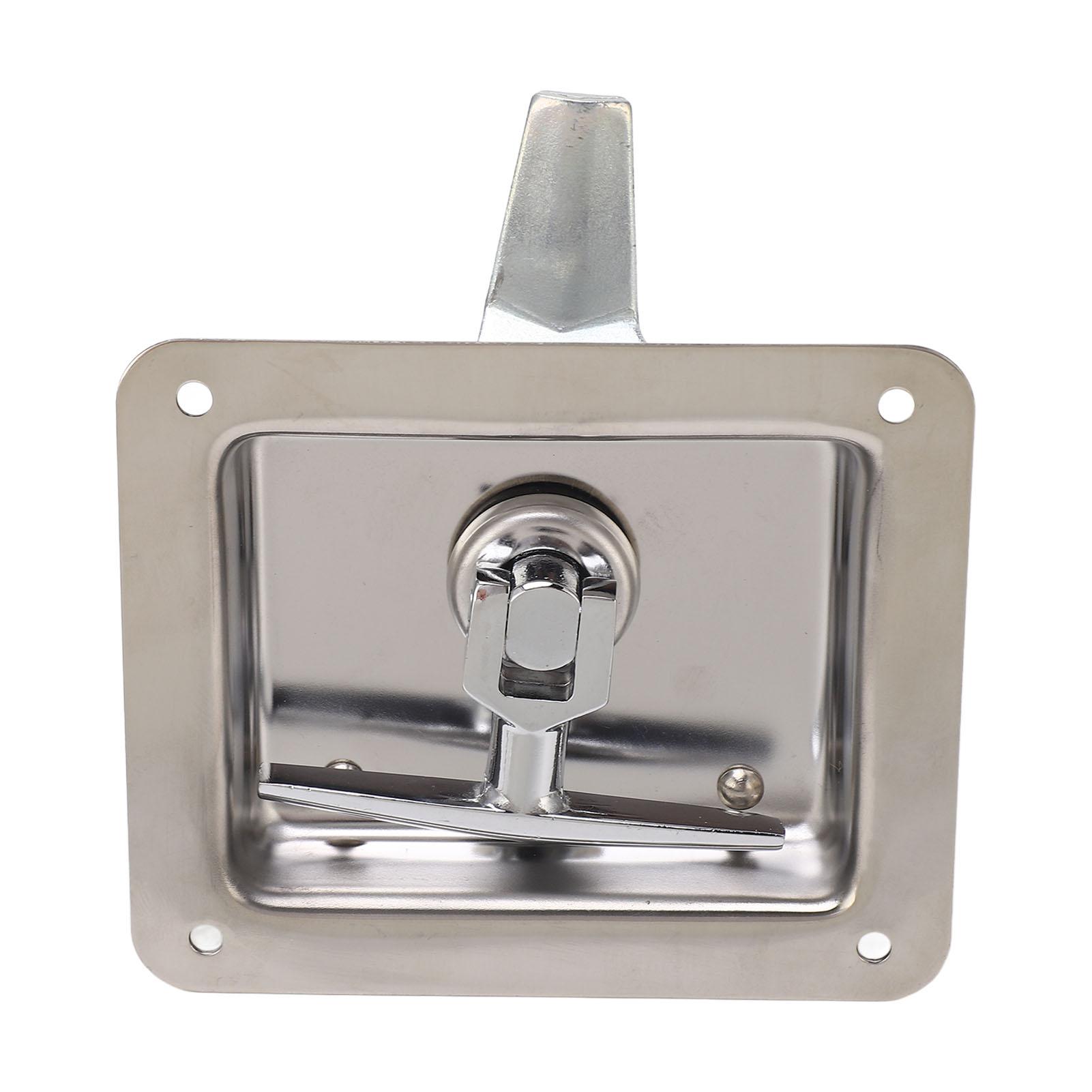 Защелка с Т-образной ручкой из нержавеющей стали высокой прочности для двери грузовика, прицепа, автофургона, ящика для инструментов
Защелка с Т-образной ручкой из нержавеющей стали высокой прочности для двери грузовика, прицепа, автофургона, ящика для инструментов