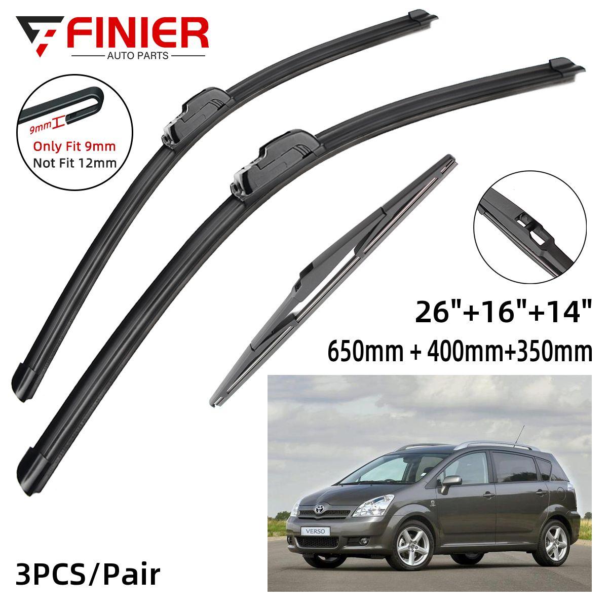 3 шт. щетка стеклоочистителя для TOYOTA Corolla Verso E120 2001-2004 26 + 16 + 14 переднее лобовое стекло щетки для окон резак аксессуары 2001 2002 2003 2004
3 шт. щетка стеклоочистителя для TOYOTA Corolla Verso E120 2001-2004 26 + 16 + 14 переднее лобовое стекло щетки для окон резак аксессуары 2001 2002 2003 2004