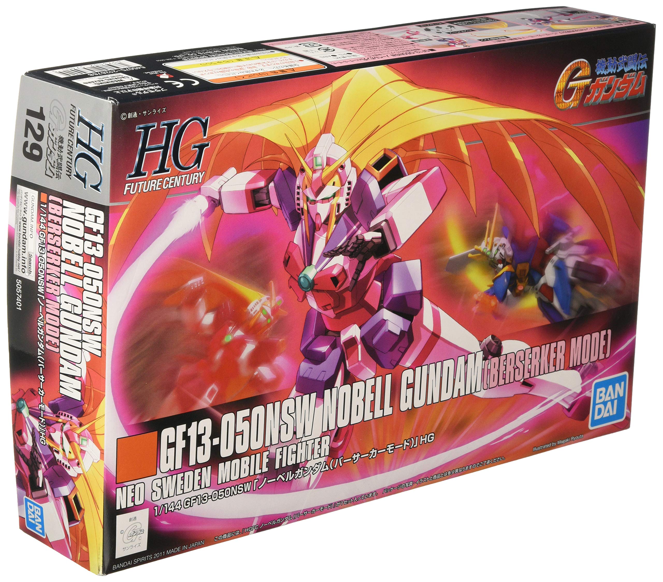 HGFC Mobile Fighter G Gundam Nobel Gundam Berserker Mode scale plastic model GF13-050NSW 1/144 pre-colored
HGFC Mobile Fighter G Gundam Nobel Gundam Berserker Mode scale plastic model GF13-050NSW 1/144 pre-colored