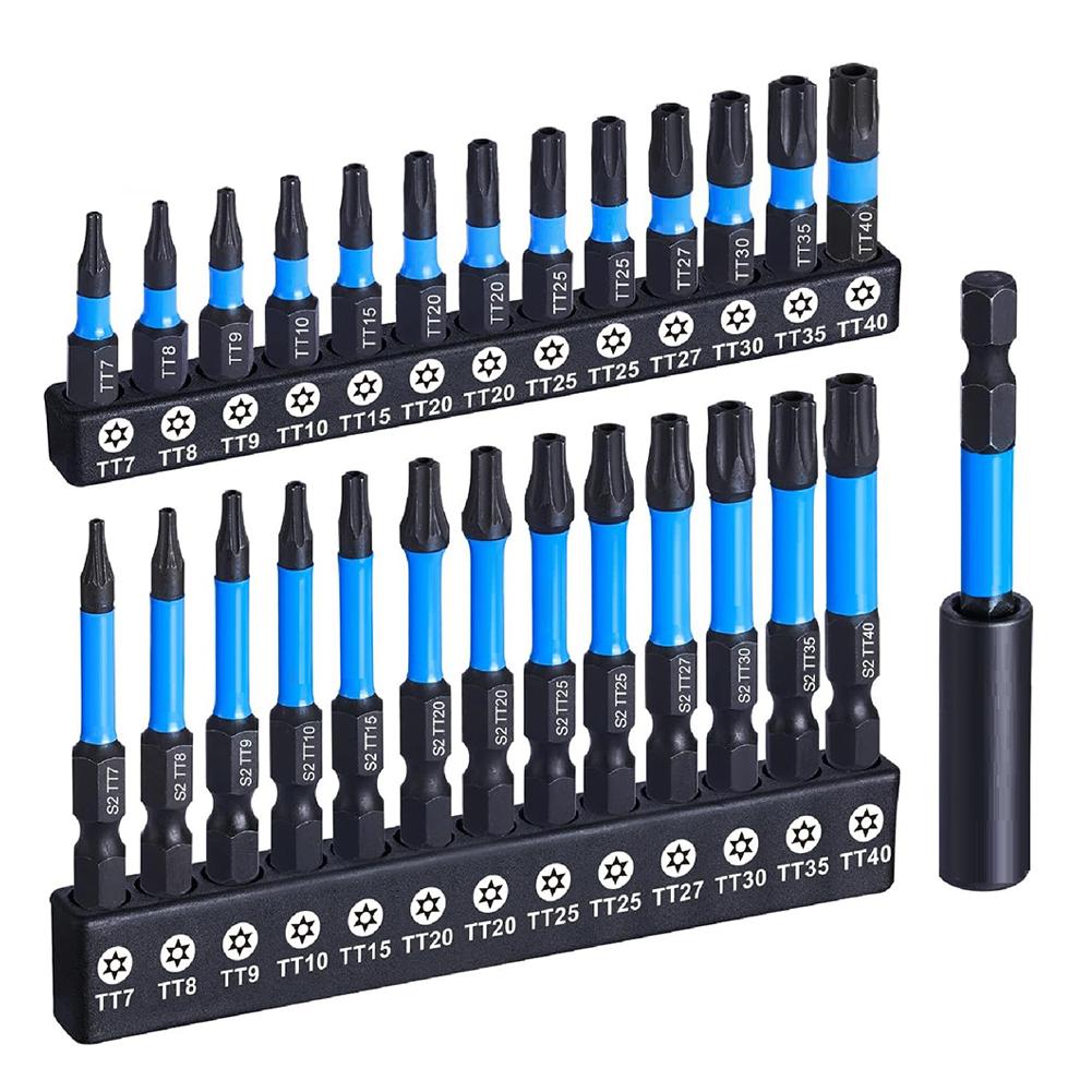21-Piece For Impact For Torx Bit Set S 2 Steel Magnetic Holder & Storage Box For IMPACT Bit Holder Allows For Easy Screw Pick-up China Mainland
21-Piece For Impact For Torx Bit Set S 2 Steel Magnetic Holder & Storage Box For IMPACT Bit Holder Allows For Easy Screw Pick-up China Mainland