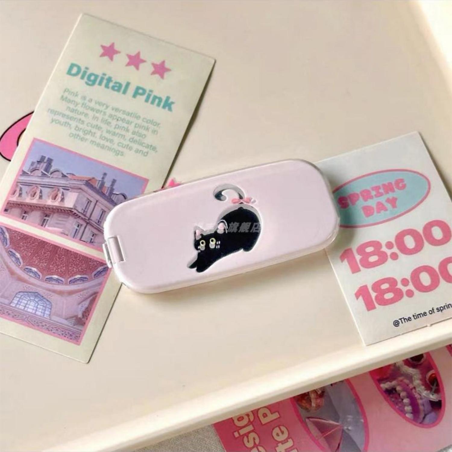 Pink Makeup Mirror Folding Invisible Cartoon Phone Holder Cute And Portable Back Sticker New Desktop Universal Adhesive Support
Pink Makeup Mirror Folding Invisible Cartoon Phone Holder Cute And Portable Back Sticker New Desktop Universal Adhesive Support