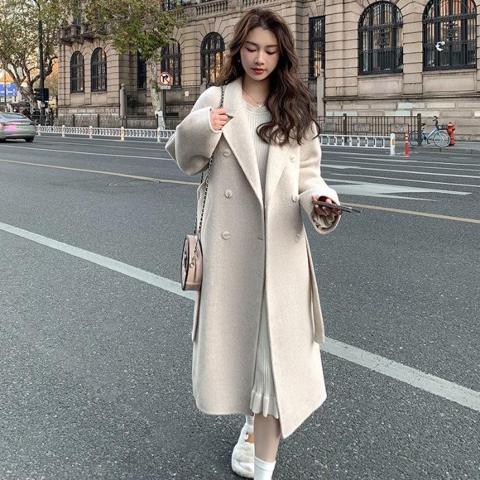 Women s Blue Double-Sided Fleece Wool Coat, Korean Style, Mid-Length, Loose Fit - 2025 Autumn/Winter Collection. M абрикосовий
Women s Blue Double-Sided Fleece Wool Coat, Korean Style, Mid-Length, Loose Fit - 2025 Autumn/Winter Collection. M абрикосовий