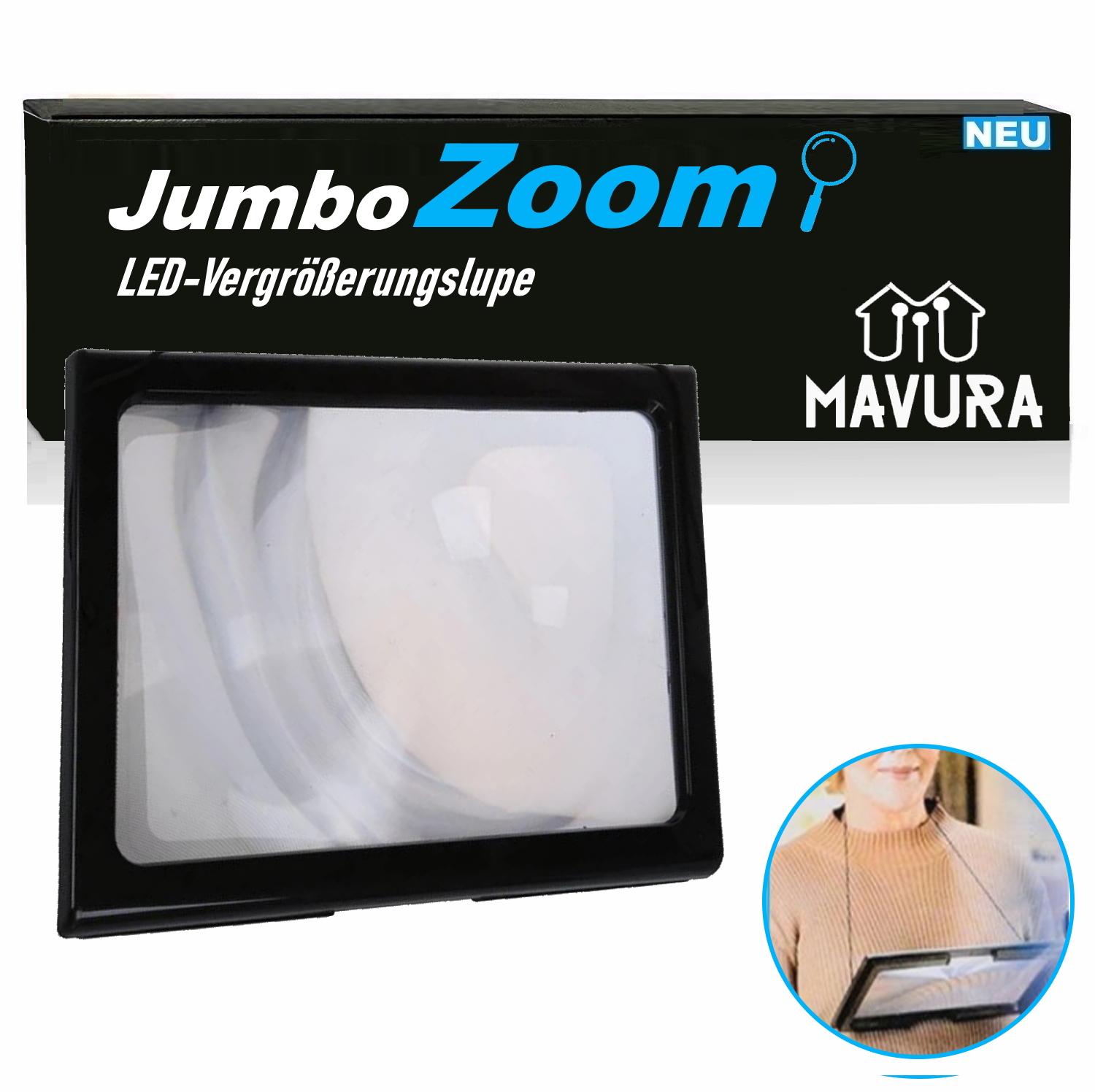 Лупа для шиї JumboZoom XXL, підставка для лупи для читання, настільна лупа, світловий засіб для читання, складна
Лупа для шиї JumboZoom XXL, підставка для лупи для читання, настільна лупа, світловий засіб для читання, складна