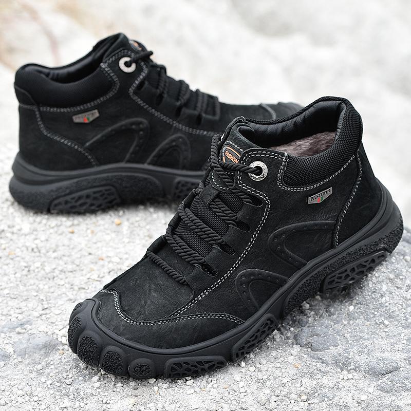 Чоловічі туристичні черевики Повсякденне взуття з натуральної шкіри Взуття для скелелазіння Теплі зимові черевики для чоловіків Снігові черевики 46 чорний
Чоловічі туристичні черевики Повсякденне взуття з натуральної шкіри Взуття для скелелазіння Теплі зимові черевики для чоловіків Снігові черевики 46 чорний