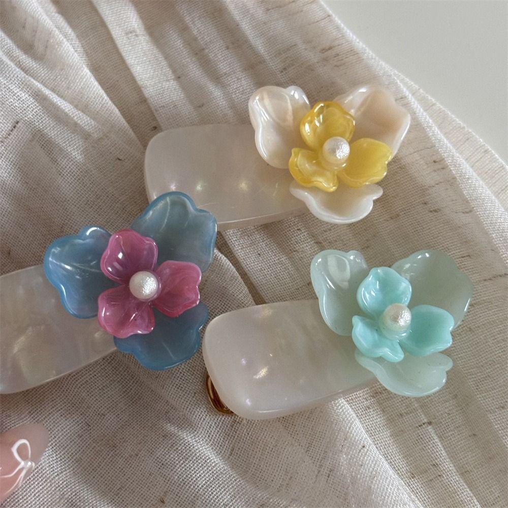 Floral Flower Duckbill Clip Korean Style Fresh Barrettes Cute Acetic Acid Hairpin Wedding белый
Floral Flower Duckbill Clip Korean Style Fresh Barrettes Cute Acetic Acid Hairpin Wedding белый