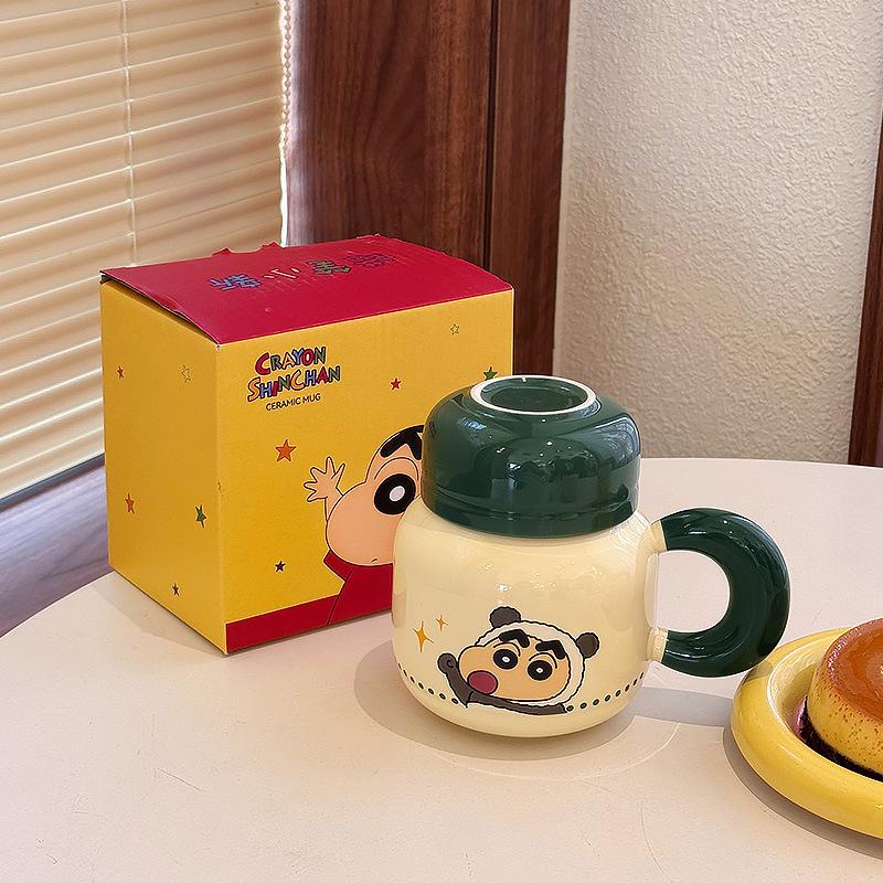 Crayon Xiaoxin New Ceramic Lid Mug High Value Couple Water Cup Cute Household Drinking Water Gift 520ML зелений
Crayon Xiaoxin New Ceramic Lid Mug High Value Couple Water Cup Cute Household Drinking Water Gift 520ML зелений