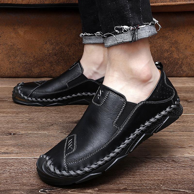 2025 autumn new men s leather shoes fashionable breathable foot casual men s shoes foreign trade large size 47 driving Doudou shoes 38 чёрный
2025 autumn new men s leather shoes fashionable breathable foot casual men s shoes foreign trade large size 47 driving Doudou shoes 38 чёрный