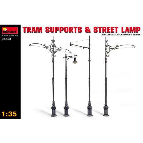 Miniart 1/35 Tram Pillar & Street Light Diorama Accessory Plastic Model
Miniart 1/35 Tram Pillar & Street Light Diorama Accessory Plastic Model