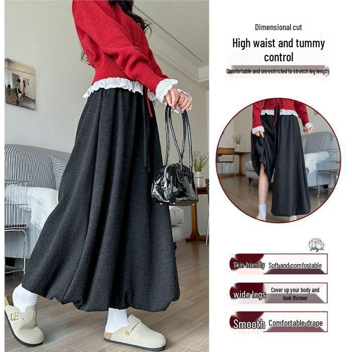 Petite Plus Size Loose Fit Versatile Soft Skirt Pants with Floral Design XXL чорний
Petite Plus Size Loose Fit Versatile Soft Skirt Pants with Floral Design XXL чорний