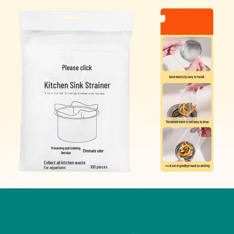 ZISIZ Sink Strainer Mesh Bags with Drawstring, 500-Count Bundle
ZISIZ Sink Strainer Mesh Bags with Drawstring, 500-Count Bundle