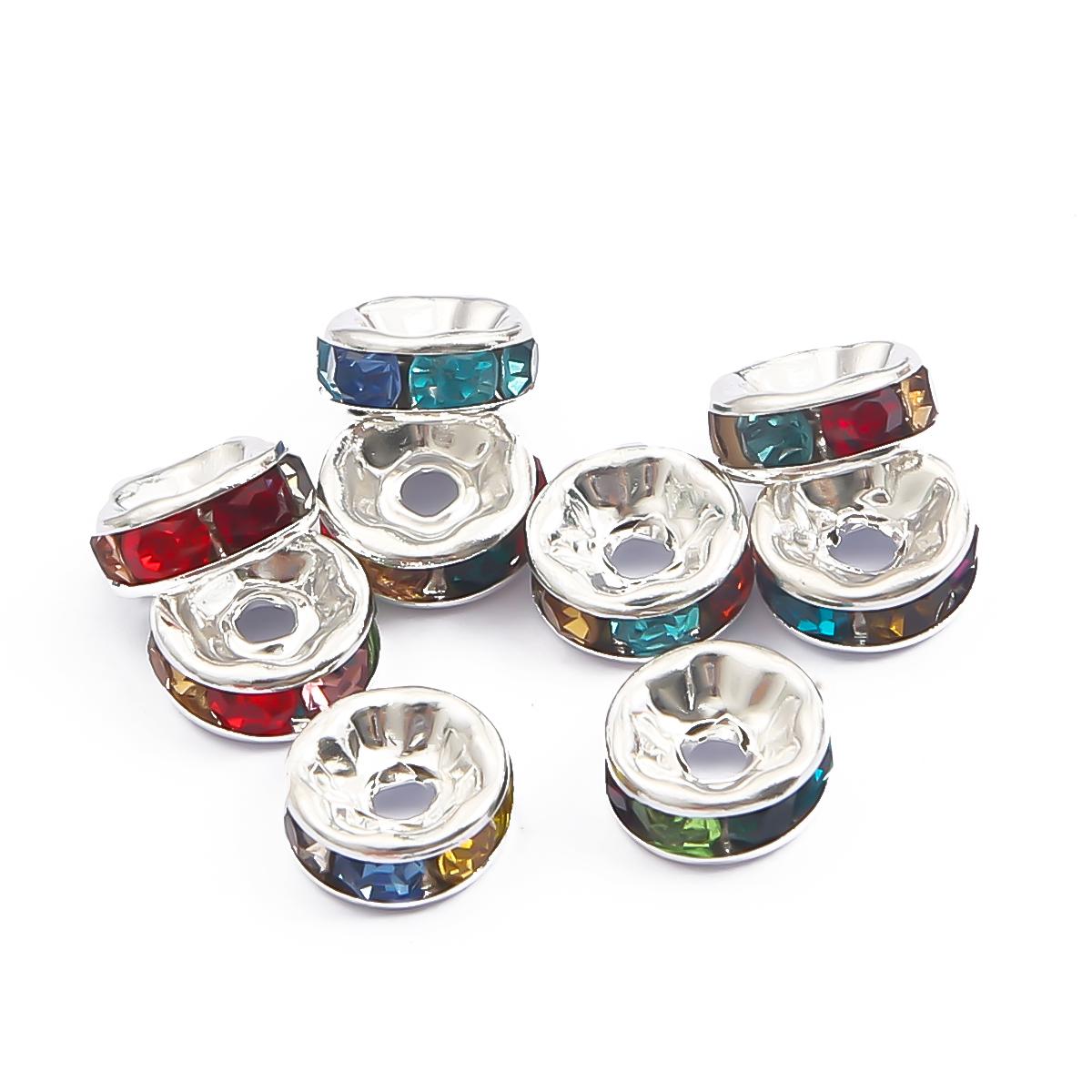 4-10 мм 50 шт. металлические круглые бусины со стразами DIY аксессуары для изготовления ювелирных изделий 8x3mm 50pcs
4-10 мм 50 шт. металлические круглые бусины со стразами DIY аксессуары для изготовления ювелирных изделий 8x3mm 50pcs