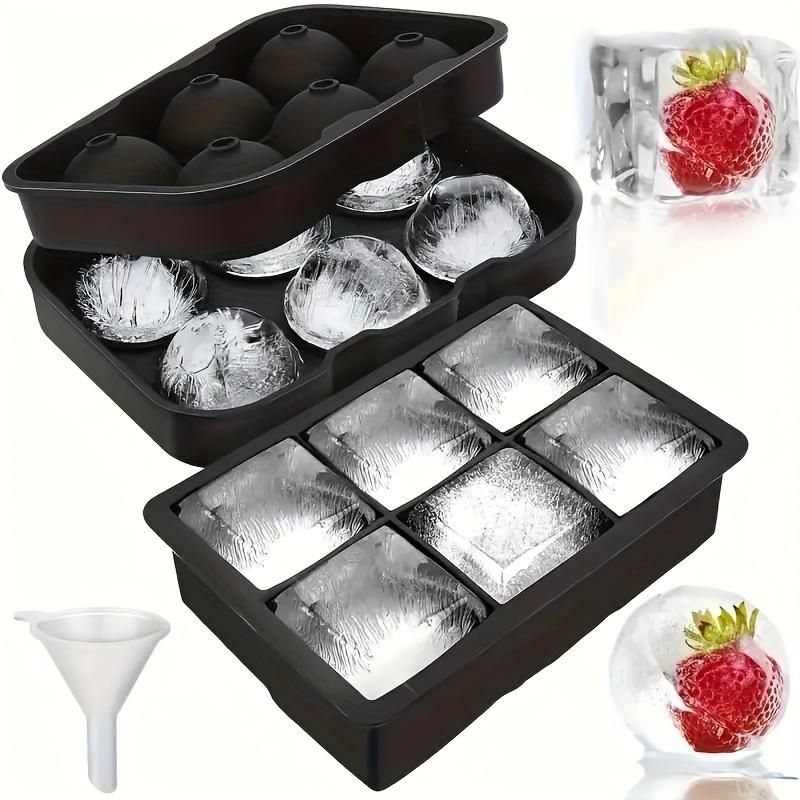 Two-Piece Set of Silicone Ice Molds for Home Use to Make Ice Cubes, Perfect for Making Iced Drinks and Iced Whiskey at Home
Two-Piece Set of Silicone Ice Molds for Home Use to Make Ice Cubes, Perfect for Making Iced Drinks and Iced Whiskey at Home