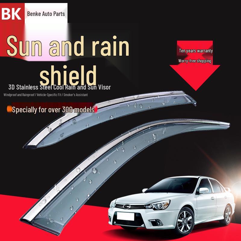 Compatible with 26 Nissan N6 Models: Sun & Rain Visors, Car Window Rain Shields & Covers.
Compatible with 26 Nissan N6 Models: Sun & Rain Visors, Car Window Rain Shields & Covers.