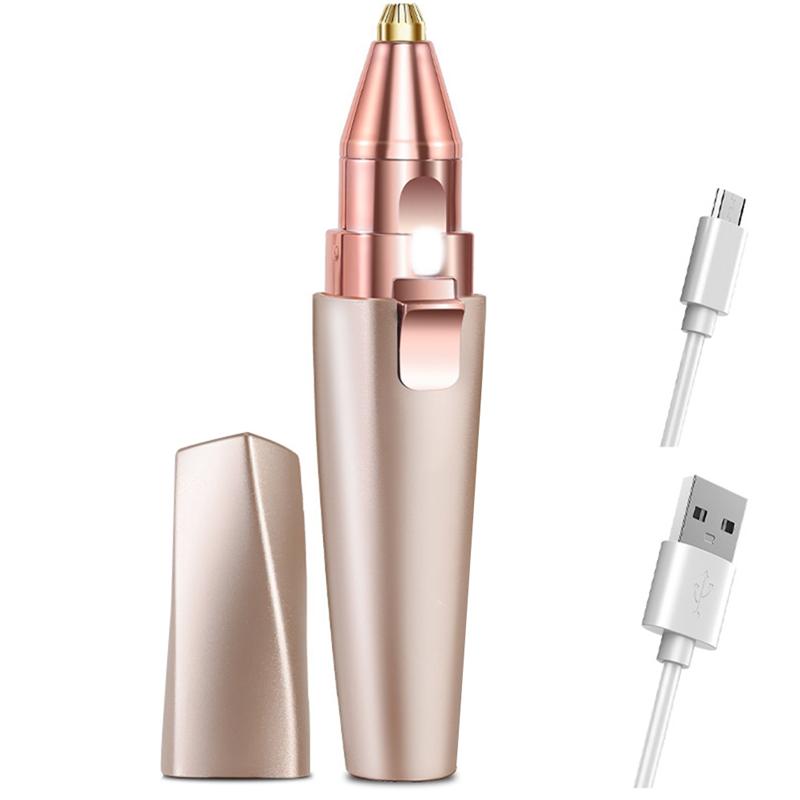 2-In-1 Rechargeable Facial Hair Removal 2-In-1 Electric Eyebrow Trimmer Shaver With Built-In LED Light
2-In-1 Rechargeable Facial Hair Removal 2-In-1 Electric Eyebrow Trimmer Shaver With Built-In LED Light