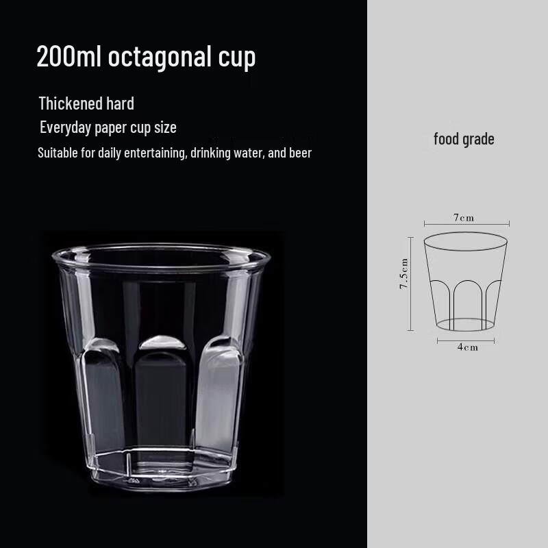 Jundingying 200ml Disposable Octagonal Cups (100-Pack)
Jundingying 200ml Disposable Octagonal Cups (100-Pack)