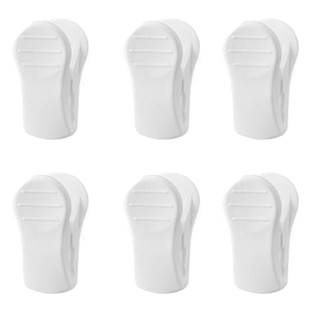 6 Pcs White Plastic Hangers Non Slip Plastic Clips New Clip Hangers Snack Bag White-6 Pcs білий
6 Pcs White Plastic Hangers Non Slip Plastic Clips New Clip Hangers Snack Bag White-6 Pcs білий