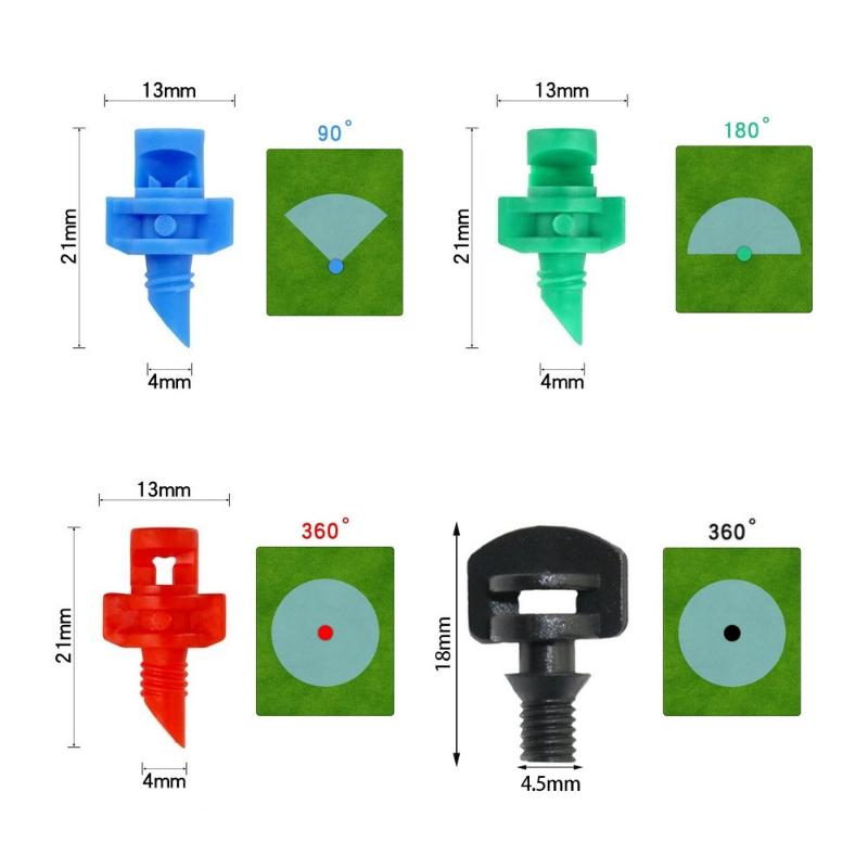 50Pcs 90° 180° 360° Angle Simple Refraction Sprinkler Thread High Quality Fruit Tree Irrigation Spray Nozzle Garden
50Pcs 90° 180° 360° Angle Simple Refraction Sprinkler Thread High Quality Fruit Tree Irrigation Spray Nozzle Garden
